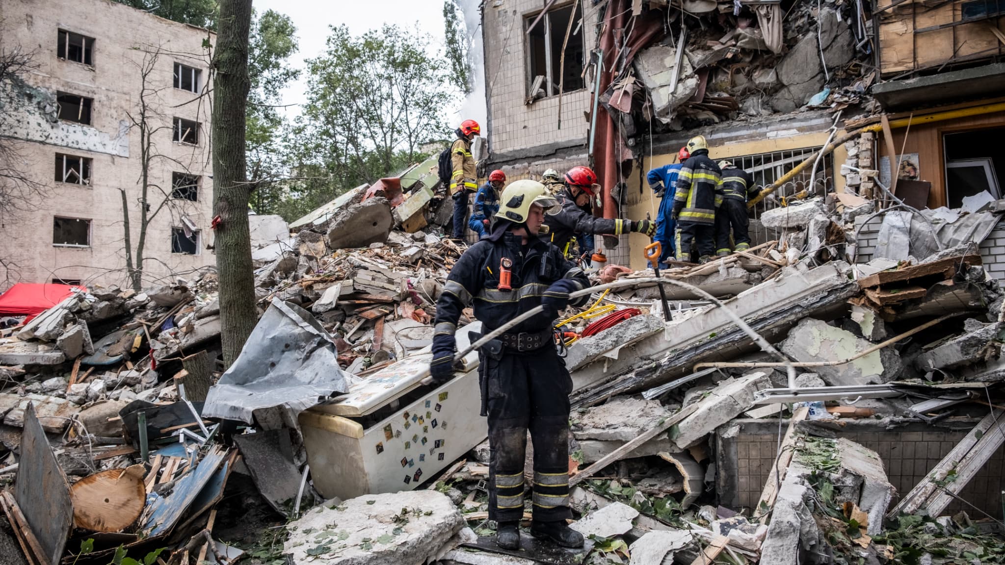 GUERRE EN UKRAINE: UNE IMPORTANTE ATTAQUE RUSSE CONTRE KIEV FAIT AU MOINS HUIT MORTS