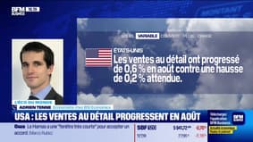 L'éco du monde : Indicateur du jour, les ventes au détail US - 16/09