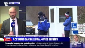 Lycéens tués dans le Jura: "Rien ne permet de déterminer" si la vitesse du véhicule était excessive, d'après le procureur