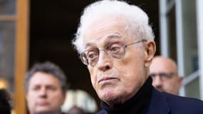 L'ancien Premier ministre Lionel Jospin lors de la campagne de Raphaël Glucksmann pour les élections européennes le 22 mai 2024