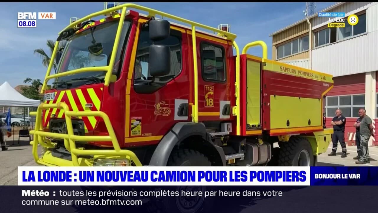 La Londe: un nouveau camion de pompiers pour lutter contre les feux de forêt