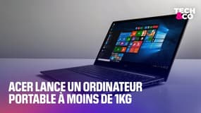 Acer lance un ordinateur portable à moins de 1kg