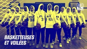 Les joueuses voilées de l'équipe de la Salam High School