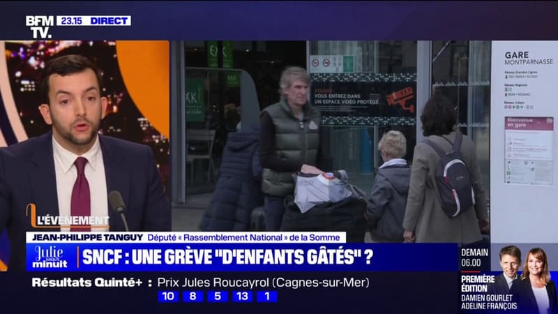 Grève à la SNCF: Jean-Philippe Tanguy (RN) trouve 
