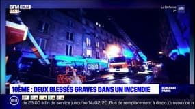 Paris: deux blessés graves dans un incendie dans le 10e arrondissement