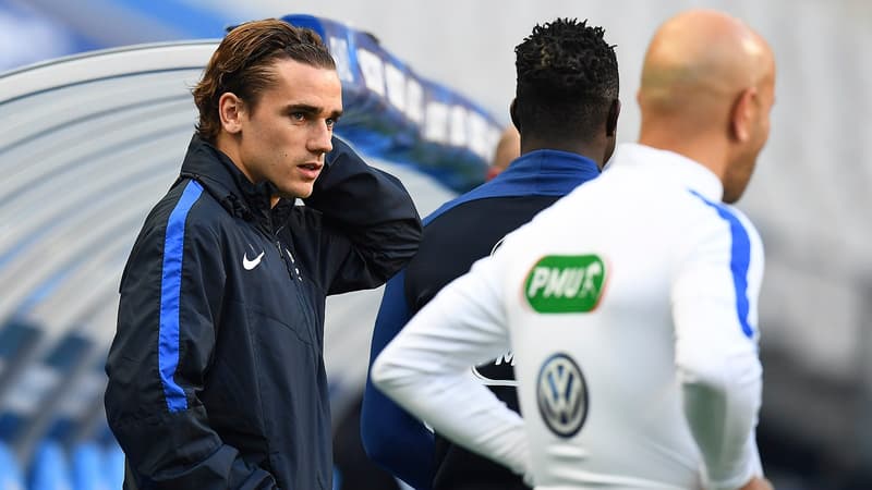 Antoine Griezmann avant France-Espagne