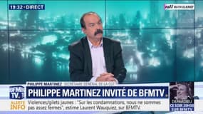 Philippe Martinez, secrétaire général de la CGT appelle tous les militants à se rendre aux rassemblements contre l'antisémitisme