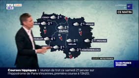 Météo Paris-Île-de-France: un temps globalement nuageux, 3°C à Paris dans l'après-midi
