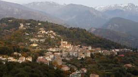 Le village de Vico en Corse.