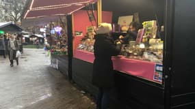 Le marché de Noël de la place Carnot à Lyon.