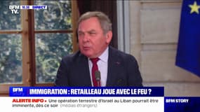 Immigration: "Il y a une demande d'autorité, Bruno Retailleau l'incarne, ça gêne un certain nombre de gens", estime Francis Szpiner (sénateur LR de Paris)
