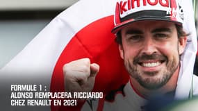 F1: Alonso remplacera Ricciardo chez Renault en 2021
