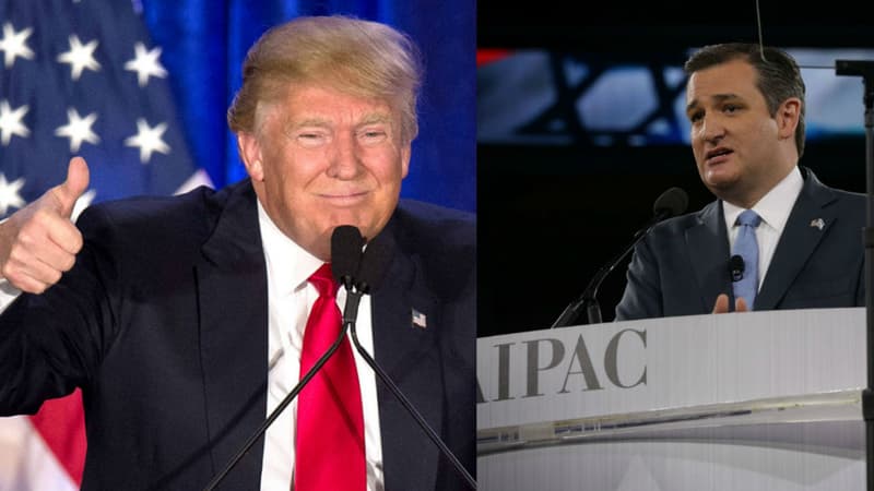 Donald Trump et Ted Cruz s'affrontent pour l'investiture républicaine.