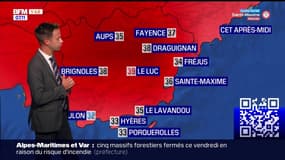 Météo Var: une journée ensoleillée avec un mercure toujours élevé, 34°C à Fréjus 