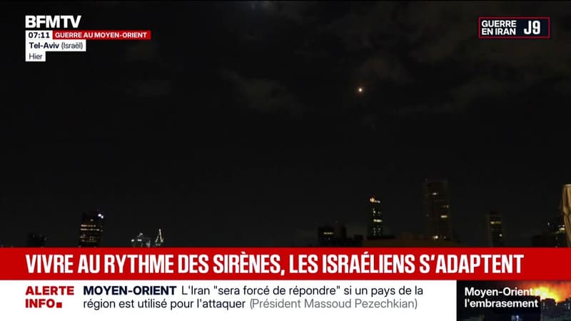 "On est épuisé": en Israël, les habitants vivent au rythme des alertes aux missiles