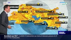 Météo Marseille-Provence du 8 novembre: des rafales de vent et des éclaircies, jusqu'à 15°C à Marseille 