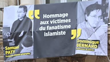 Hommage à Samuel Paty et Dominique Bernard, à Montpellier