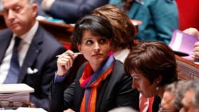 Najat Vallaud-Belkacem lors d'une séance de Questions au Gouvernement, le 2 juin 2015.