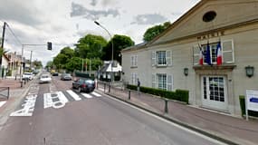 La ville d'Ormesson-sur-Marne, dans le Val-de-Marne (encadrée en rouge sur la capture d'écran)