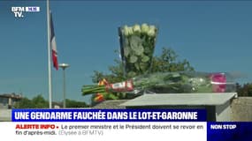 La population sous le choc après la mort d’une gendarme percutée par un automobiliste dans le Lot-et-Garonne 