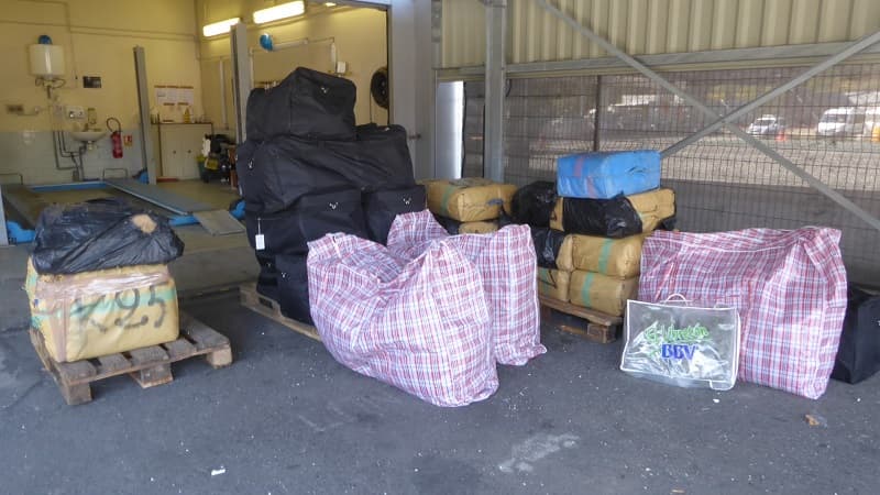 Du cannabis saisie par la douane d'Hendaye Du cannabis saisie par la douane d'Hendaye
