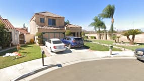 Un ex-policier a tué trois membres d'une même famille dans cette maison de Riverside (Californie, États-Unis), le 25 novembre 2022.
