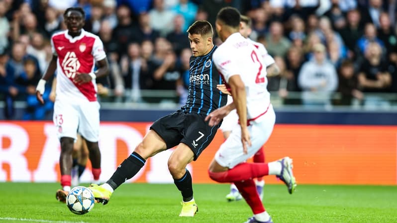 Ligue des champions, 1ère journée - Bruges-Monaco - Nicolo Tresoldi, le 18 septembre 2025