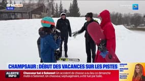 Champsaur : un temps maussade sur les pistes mais une bonne neige