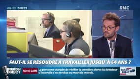Faut-il se résoudre à travailler jusqu’à 64 ans pour toucher une retraite à taux plein? Ça fait débat sur RMC
