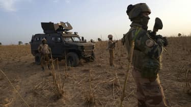 Un soldat français de l'opération Barkhane en patrouille dans le nord du Burkina Faso le 9 novembre 2019. (Photo d'illustration)