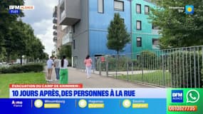 Les personnes évacuées du camp de Krimmeri se retrouvent à la rue