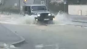 Des orages à Prades-le-Lez (Hérault), le 6 septembre 2022.