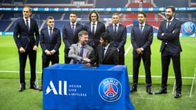 Quand Sébastien Bazin et Nasser Al-Khelaïfi se serraient la min, en février 2019