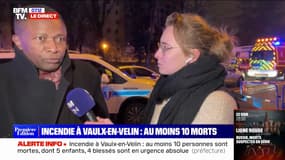 "J'ai des larmes quand je pense à ces victimes": un habitant du quartier où s'est déclenché un incendie à Vaulx-en-Velin témoigne sur BFMTV