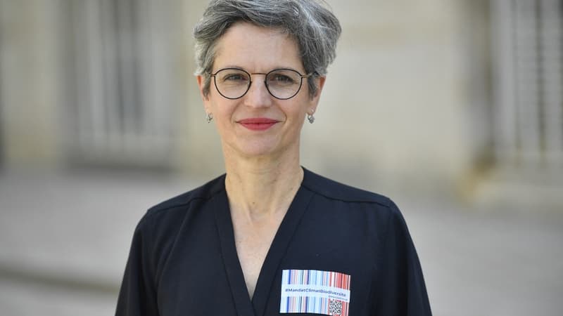 Sandrine Rousseau à Paris le 22 juin 2022