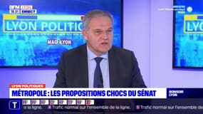 Métropole de Lyon: ce sénateur souhaite "ancrer sur le territoire un peu mieux les conseillers métropolitains"