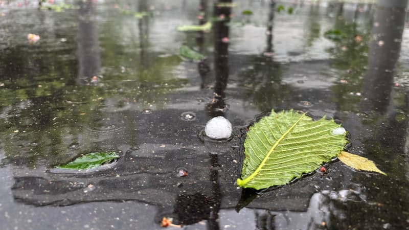 Les images de l'impressionnant orage de grêle qui a frappé Paris et les...