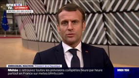Emmanuel Macron: "Un hommage sera rendu au président Giscard d'Estaing" à l'issue du sommet européen à Bruxelles