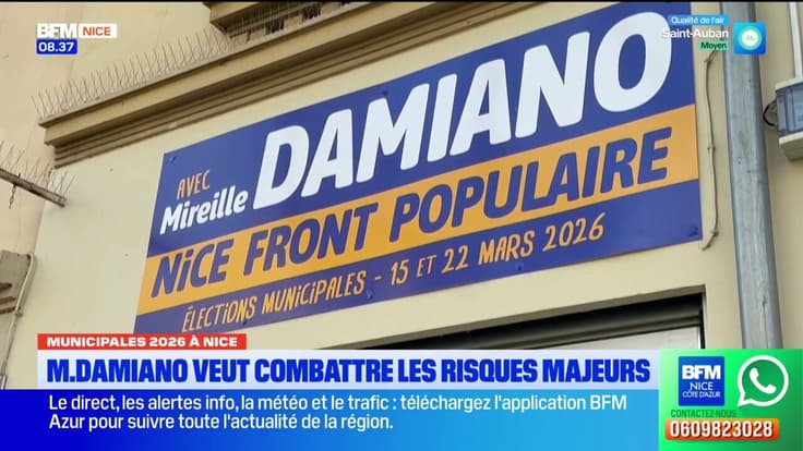 Municipales 2026 à Nice : Mireille Damiano veut combattre les risques majeurs