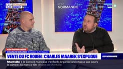 Charles Maarek, président du FC Rouen, réaffirme que le club est à vendre "avec grand plaisir"