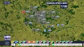 Météo Paris-Île de France du dimanche 13 novembre 2016: Le ciel restera couvert pour la soirée