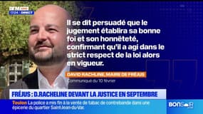 Fréjus: le maire (RN) David Racheline jugé le 30 septembre prochain pour prise illégale d'intérêts