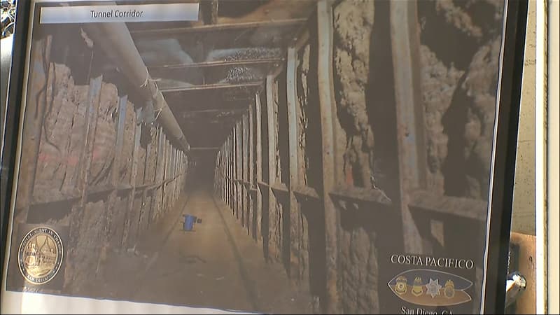 Un tunnel de narcotrafiquants long de 530 mètres découvert sous la frontière américano-mexicaine
