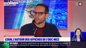 Coun, le dessinateur niçois qui réalise les illustrations de l'OGC NIce