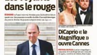 La Une de Sud Ouest jeudi 16 mai 2013. La Une de Sud Ouest jeudi 16 mai 2013.