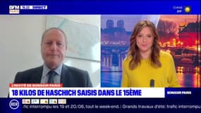 18 kilos de haschich saisis: le maire du 15e arrondissement de Paris "félicite" les services de police 