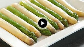 La préparation et la cuisson des asperges (Vidéo)