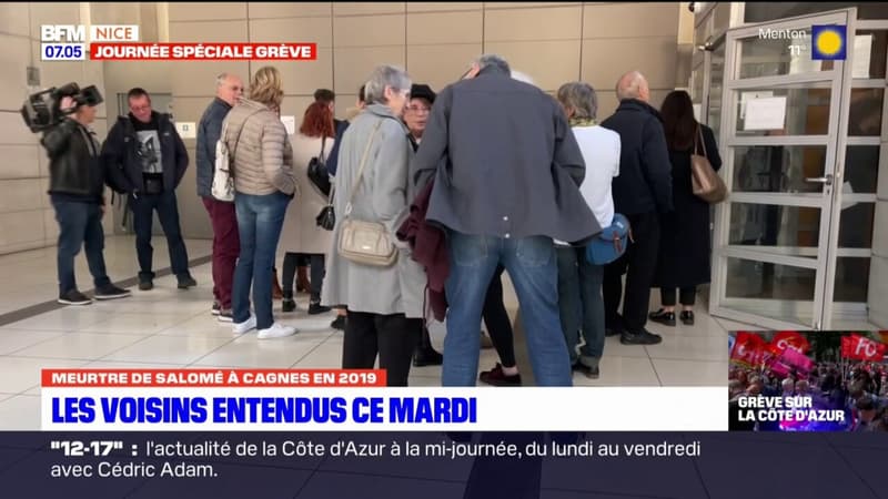 Féminicide à Cagnes-sur-Mer: les voisins sont entendus à la barre ce mardi