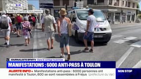 Pass sanitaire: 6000 personnes ont manifesté à Toulon, selon la préfecture de police