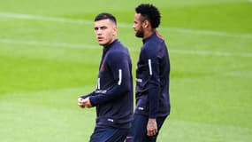 Leandro Paredes et Neymar, à Paris le 17 août 2019